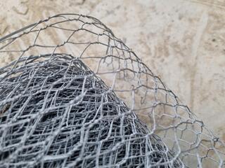 Galvanised Hex Chicken Fence Netting.