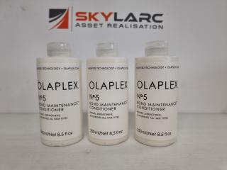 3 Olaplex No.5 Bond Maintenance Conditioners 