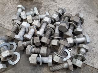 27x M30 and M35 Bolts, Nuts, Washers