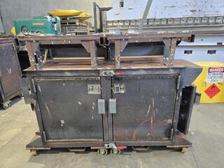 Two Piece Heavy Duty Mobile Workbench 