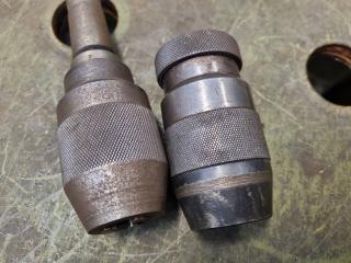 2x 13mm Keyless Drill Chucks