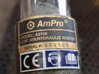 AmPro Air / Hydraulic Riveter + bonus  Eclipse Hand Riveter
