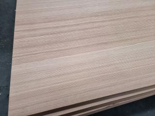 5 Sheets of Veneered  18mm MDF