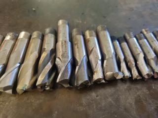 Large Lot of Milling Machine Endmills 