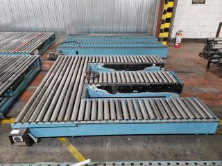 Heavy Duty Roller Powered Conveyor Platform 