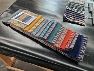 Assorted Fabric Sample Displays