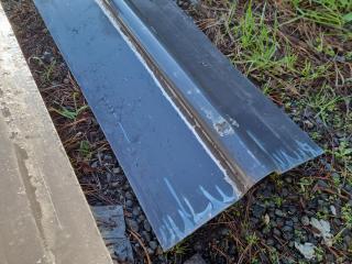 7x 6-Metre Coloured Steel Roof Ridge Caping Lengths