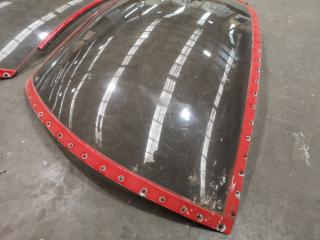 Set of MD 500 Front Windscreen Panels, Left & Right Sides