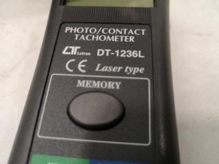 LT Lutron Photo/Contact Tachometer DT-1236L