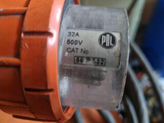 6-Metre 3-Phase Power Extension Lead w/ 4-Plug 3-Phase Power Board