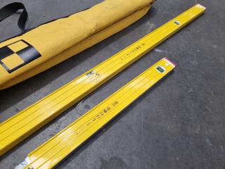 2x Stabila Spirit Levels w/ Case