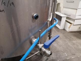 Stainless Steel Water Jacketed Beer Fermenting Tank
