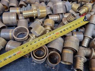 Assorted Brass Pipe Connectors, 32mm & 25mm Sizes