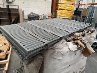 120+ Sections Heavy Duty Steel Warehouse Pallet Racking Elevated Floor Grating