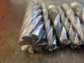 Large Lot of Milling Machine Endmills 