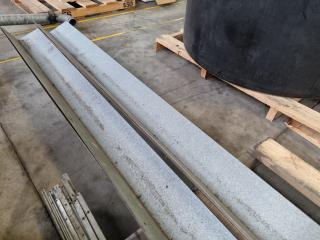 10x Galvanised Angle Steel 6230mm Lengths