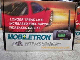 2x Mobiletron Wireless Tyre Pressure Monitoring System Kits, one kit incomplete
