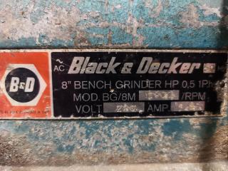 Black & Decker Bench Grinder w/ Stand