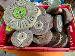 Box of Pedestal grinder flap disks 