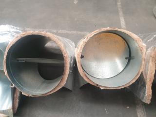 4 x 350mm Duct Fittings