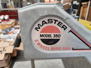 Master Model 350 Single Phase 3 Wheel Band Saw