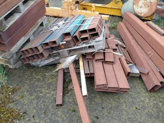 4 pallets of box steel