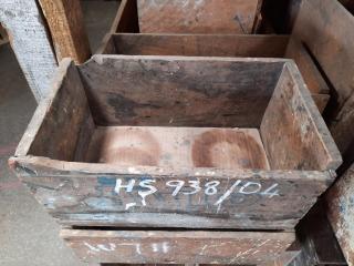 Pallet of Assorted Wooden Crates (30+)