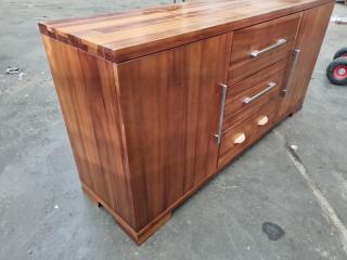 All Wood Side Cabinet / Drawer Unit