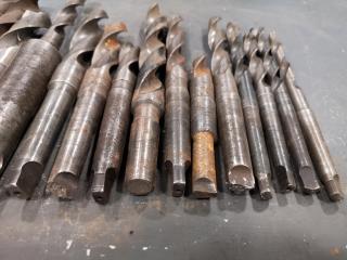 22x Assorted Morse Tapper Mill Drill Bits