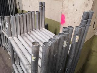 11x Aluminium Upright Scaffolding Frames, 1.5-metres tall, 720mm wide