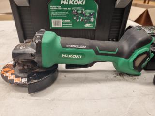 Hikoki 36V Cordless 125mm Disk Grinder w/ Accessories