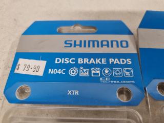 4x Shimano Bike Disk Brake Pad Sets XTR N04C