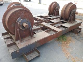 2x Sets of Large Industrial Tank Rollers