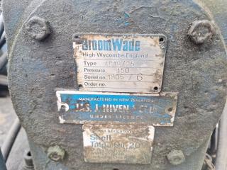 BroomWade High Wycombe England 3 Phase Air Compressor