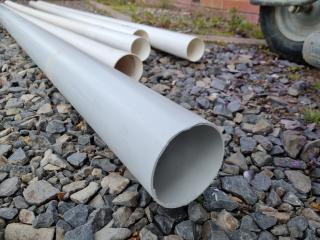 5x Lengths of PVC Plumbing Pipe