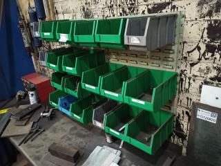 Wall Mounted Parts Bin System