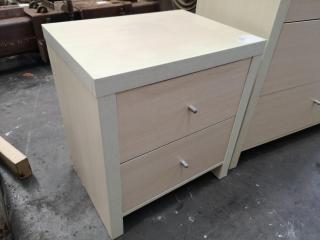 Bedroom Tallboy Drawers w/ 2x Bedside Cabinets