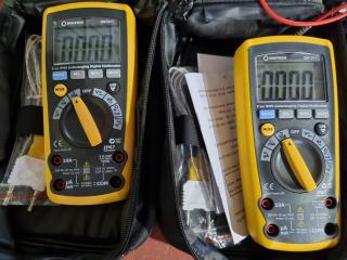 4 x Digitech Multimeters