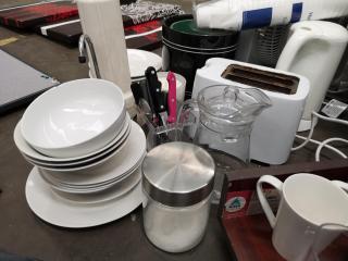 Assorted Items, Wares, Supplies for Home or Office