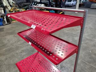 Mobile Adjustable Retail Shelving Unit