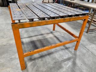 Custom Hravy Duty Steel Workshop Table