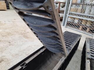 Assorted Outdoor Drainage Gutter Assemblies
