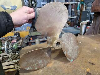 Vintage Brass Propeller