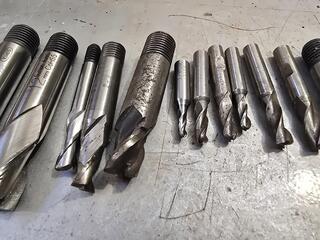 Large Lot of End Mills 