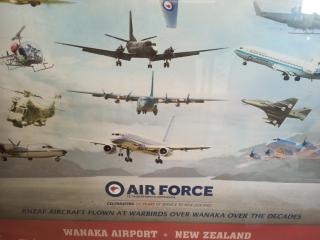 Framed Warbirds Over Wanaka Poster