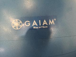 Gaiam 750mm Swiss Fitness Ball w/ Base
