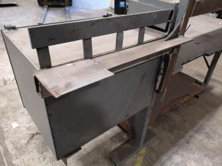 Heavy Steel Workbench, Custom Unique Design