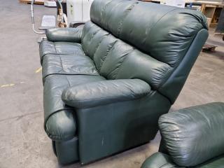 3-Piece Lounge Sofa & Recliner Chairs Set