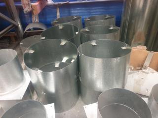 Large Lot of Flue Components