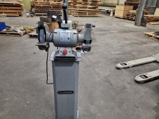 Linishall 200mm Industrial Bench Grinder BG8 w/ Stand